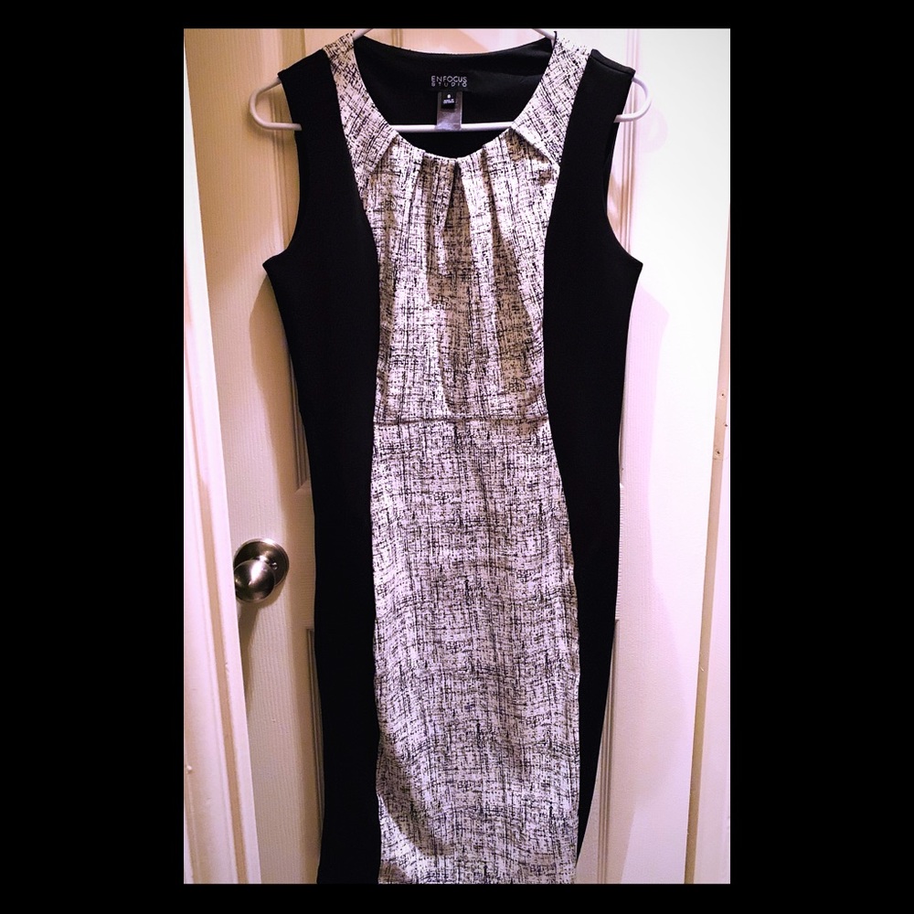 🔥Black and white classic dress